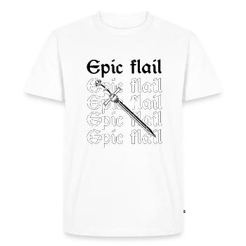 Live-action role-playing game for NPC and RPG role-playing game - Men's Premium Organic T-Shirt - white - Front - Nico (187cm)