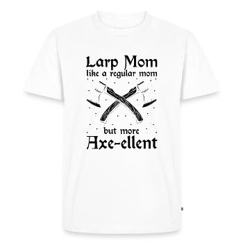 Citation de jeu de rôle pour Larper et Larp - T-shirt Premium bio Homme - blanc - Devant - Nico (187cm)