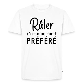 Adorable Râleuse Chiante Cadeau Drôle Femme Chiant - T-shirt Premium bio Homme - blanc - Devant - Nico (187cm)