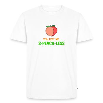 Pêche disant drôle - T-shirt Premium bio Homme - blanc - Devant - Nico (187cm)