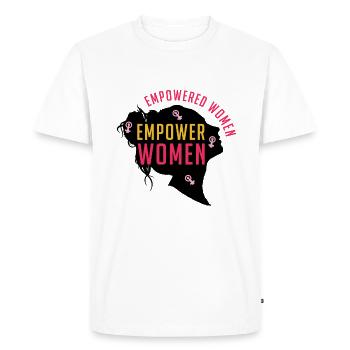 International Womens Empowered Empower Girl - Men's Premium Organic T-Shirt - white - Front - Nico (187cm)