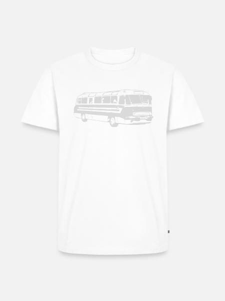 Ikarus 55 Bus Omnibus - Männer Premium Bio T-Shirt - Weiß