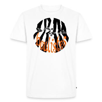 boulistes - T-shirt Premium bio Homme - blanc - Devant - Nico (187cm)