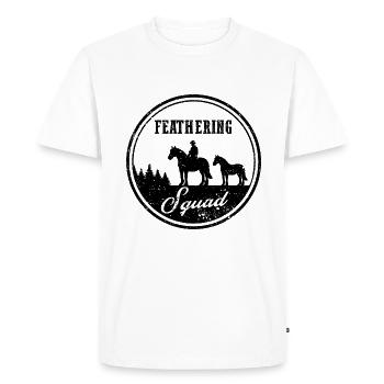 Cydesdale Rider and Draft Horse Designs - Men's Premium Organic T-Shirt - white - Front - Nico (187cm)