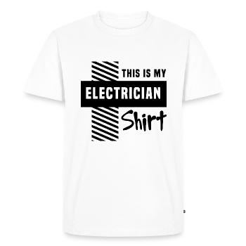 Artisan de circuits électroniques de tension - T-shirt Premium bio Homme - blanc - Devant - Nico (187cm)