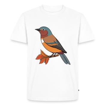 Fantasy bird - Men's Premium Organic T-Shirt - white - Front - Nico (187cm)