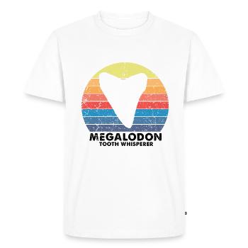 Conception de l’archéologie fossile Fossiles Chasseurs de fossiles - T-shirt Premium bio Homme - blanc - Devant - Nico (187cm)