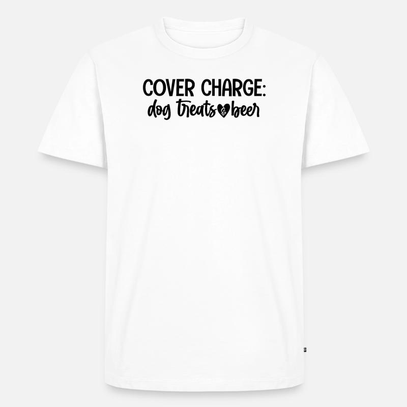 Vorsicht, Leckerli - Männer Premium Bio T-Shirt - Weiß
