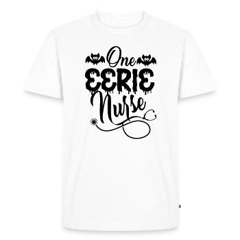 Une infirmière sinistre - T-shirt Premium bio Homme - blanc - Devant - Nico (187cm)