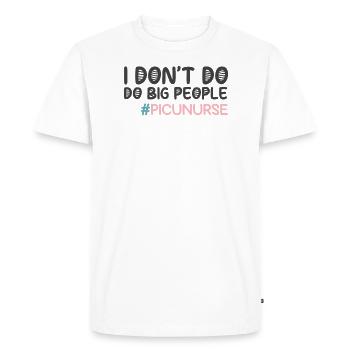 Picu Nurse - Men's Premium Organic T-Shirt - white - Front - Nico (187cm)