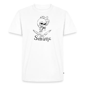 Smutje - T-shirt Premium bio Homme - blanc - Devant - Nico (187cm)