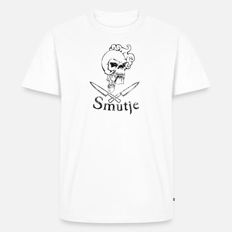 Smutje - Männer Premium Bio T-Shirt - Weiß