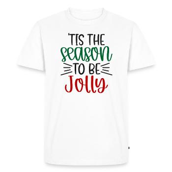 Horrible Noël pour être de joyeux Norvégiens - T-shirt Premium bio Homme - blanc - Devant - Nico (187cm)