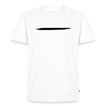 Rogue tines There's nothing here Doodle 1c - Men's Premium Organic T-Shirt - white - Front - Nico (187cm)
