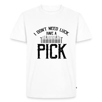 Technicien de verrouillage de serrure Schlossdienst Design - T-shirt Premium bio Homme - blanc - Devant - Nico (187cm)
