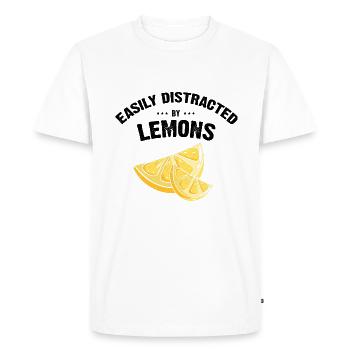 Limonade Limonade Limonade Limonade Stand Design - T-shirt Premium bio Homme - blanc - Devant - Nico (187cm)