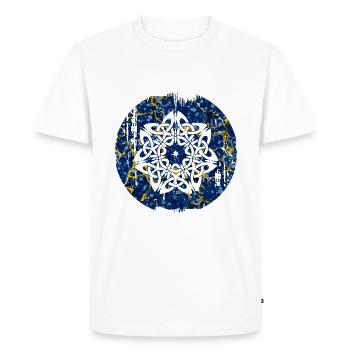 Celtic knot 16 e 272 - Men's Premium Organic T-Shirt - white - Front - Nico (187cm)