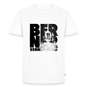 NASSU Berner BW - Men's Premium Organic T-Shirt - white - Front - Nico (187cm)