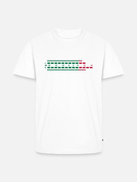 Equalizer dreifarbig EQ Musik Anlage Techno Club S - Herre Premium økologisk T-shirt - 