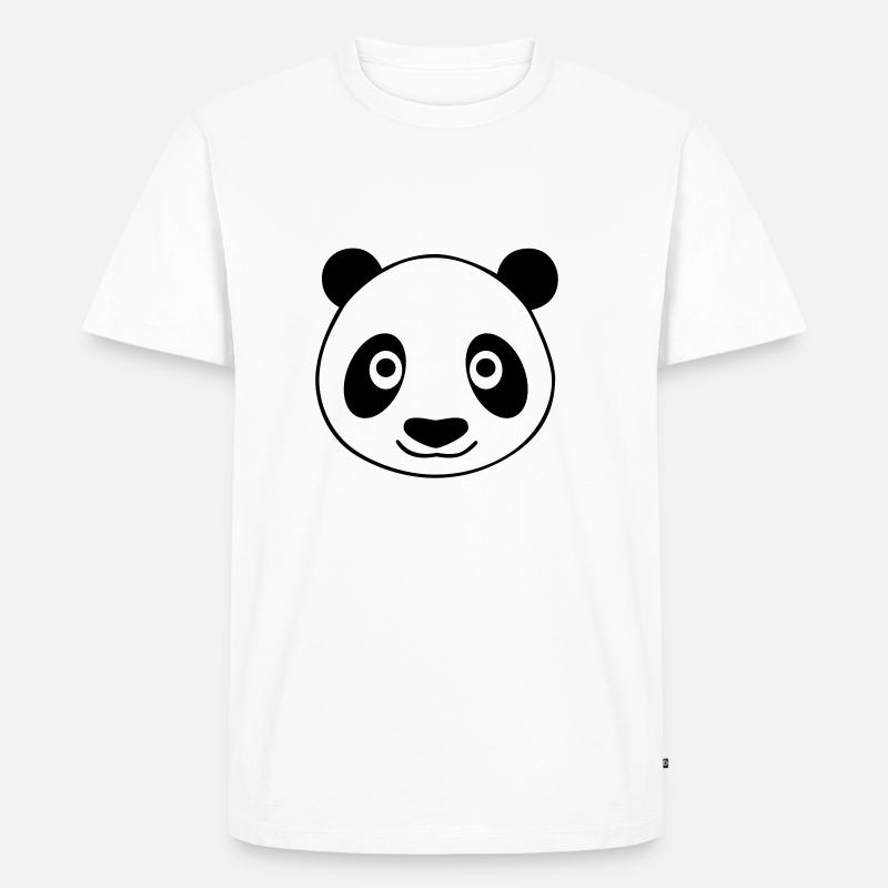 Chubby Panda - Männer Premium Bio T-Shirt - undefined