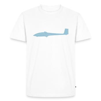 ASK 21 sailplane - Men's Premium Organic T-Shirt - white - Front - Nico (187cm)