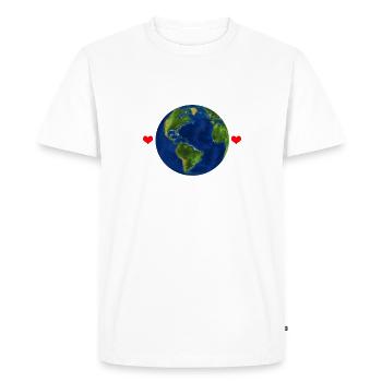 Environmental Protection Climate Protection Climate Change Earth Day - Men's Premium Organic T-Shirt - white - Front - Nico (187cm)