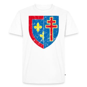 Maine-et-Loire VINTAGE - T-shirt Premium bio Homme - blanc - Devant - Nico (187cm)