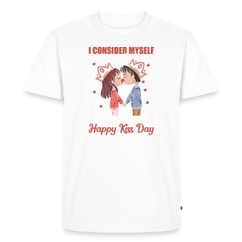 i Considere Myself So Lucky To Have You as my wife - Men's Premium Organic T-Shirt - white - Front - Nico (187cm)