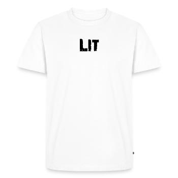 Éclairé super sympa super bon - T-shirt Premium bio Homme - blanc - Devant - Nico (187cm)