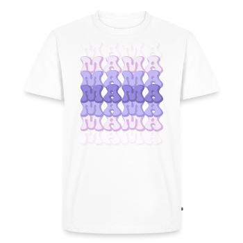 Mother’s Day tribute – mama, mama - Men's Premium Organic T-Shirt - white - Front - Nico (187cm)