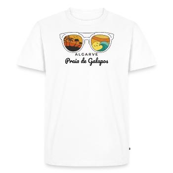 Cool Praia de Galapos Algarve gift - Men's Premium Organic T-Shirt - white - Front - Nico (187cm)