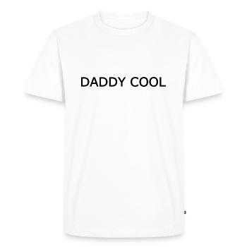 Daddy cool - T-shirt Premium bio Homme - blanc - Devant - Nico (187cm)