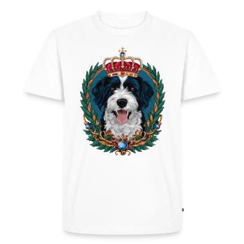 Lagotto Romagnolo avec couronne - T-shirt Premium bio Homme - blanc - Devant - Nico (187cm)