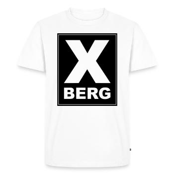 Berlin Kreuzberg X montagne - T-shirt Premium bio Homme - blanc - Devant - Nico (187cm)