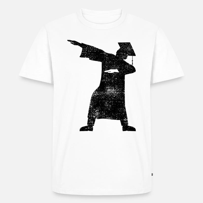 Doktor Abschluss Master Bachelor - Männer Premium Bio T-Shirt - Weiß