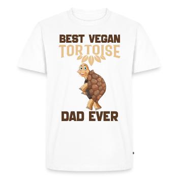 Tortoises - Men's Premium Organic T-Shirt - white - Front - Nico (187cm)