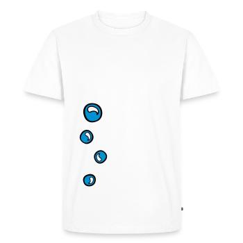 soap bubble ball ball ball - Men's Premium Organic T-Shirt - white - Front - Nico (187cm)