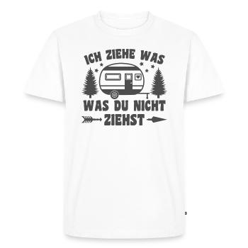 Je tire ce que tu ne tires pas Caravan Camper - T-shirt Premium bio Homme - blanc - Devant - Nico (187cm)