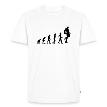 iron Man development. gift - Men's Premium Organic T-Shirt - white - Front - Nico (187cm)