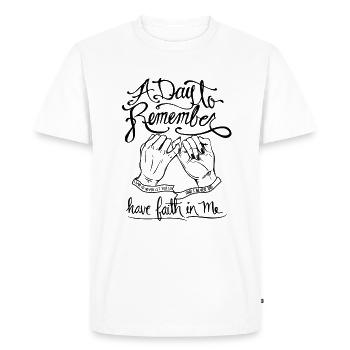 Une journée inoubliable Ayez foi en moi, meilleurs amis - T-shirt Premium bio Homme - blanc - Devant - Nico (187cm)
