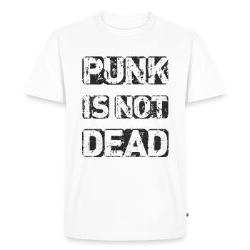 ErSa. Punk n’est pas mort - T-shirt Premium bio Homme - blanc - Devant - Nico (187cm)