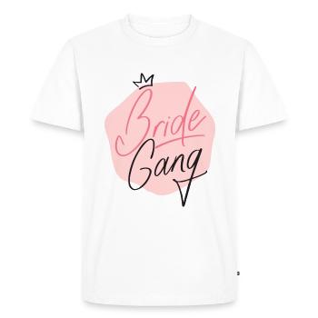 Bride Gang Wedding - Men's Premium Organic T-Shirt - white - Front - Nico (187cm)