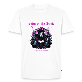 Dame des ténèbres - T-shirt Premium bio Homme - blanc - Devant - Nico (187cm)