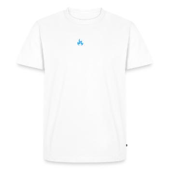 This Is Fine - Men's Premium Organic T-Shirt - white - Front - Nico (187cm)