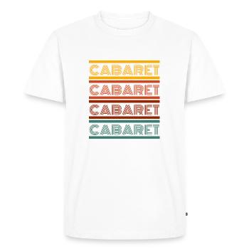 Cabaret Lover Cabaret Rétro Amateur de Cabaret - T-shirt Premium bio Homme - blanc - Devant - Nico (187cm)