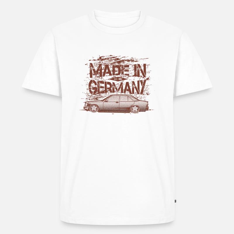 W 201 190 E EVO2 - Männer Premium Bio T-Shirt - Weiß
