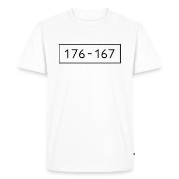 Panzerknacker 6 numéros groupe costumes carnaval - T-shirt Premium bio Homme - blanc - Devant - Nico (187cm)