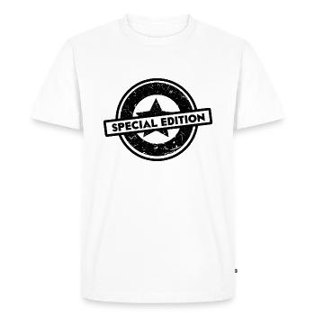 special edition - Men's Premium Organic T-Shirt - white - Front - Nico (187cm)