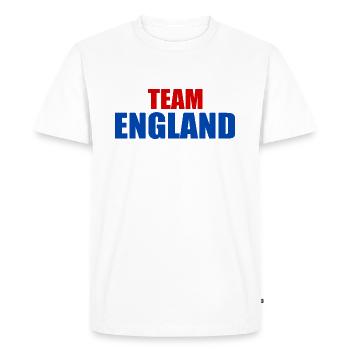 angleterre - T-shirt Premium bio Homme - blanc - Devant - Nico (187cm)