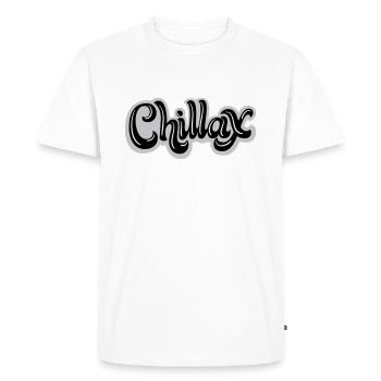Se détendre - T-shirt Premium bio Homme - blanc - Devant - Nico (187cm)